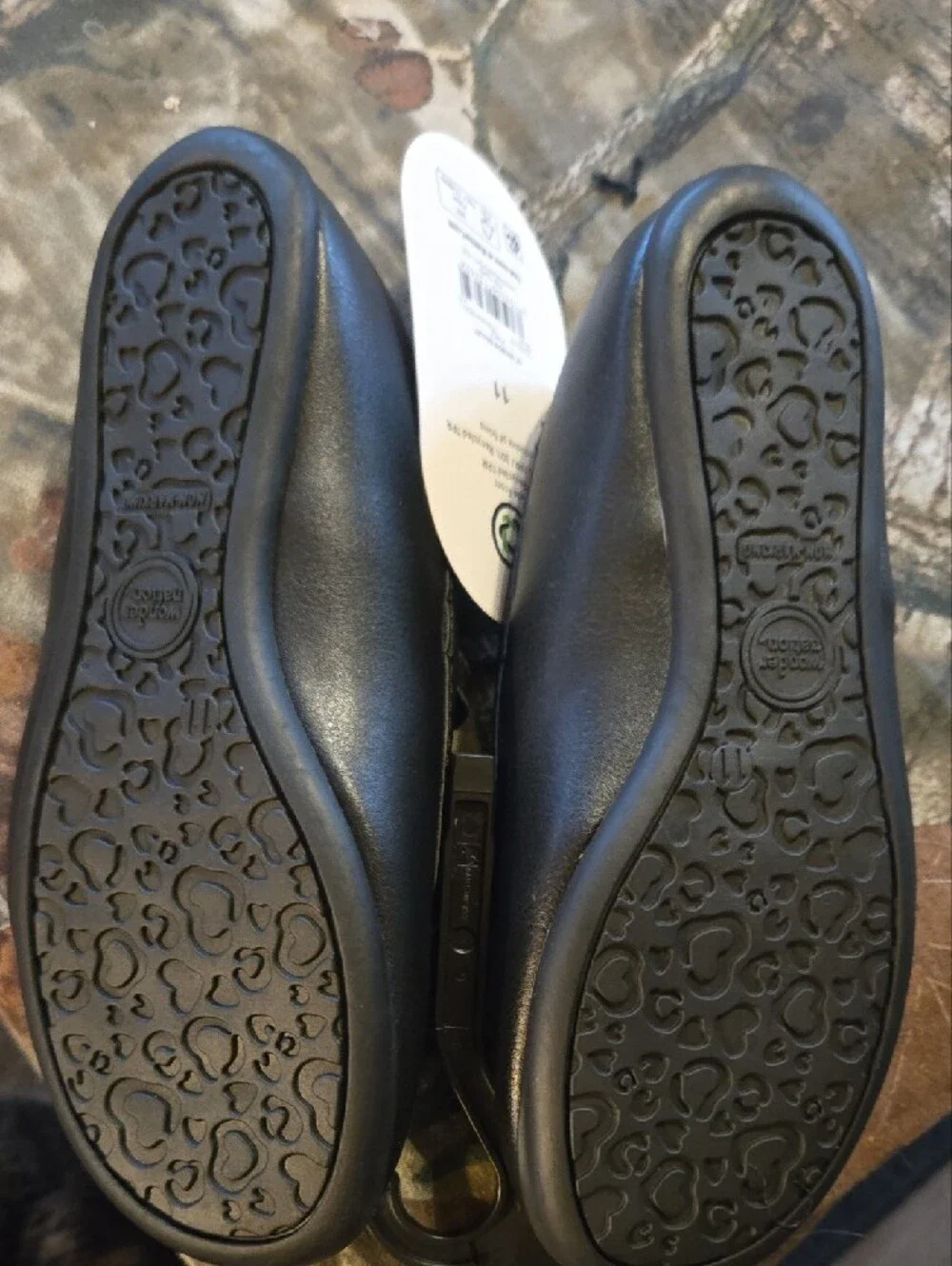 wonder nation Black Girls' Faux-Leather Mary Jane Flats
